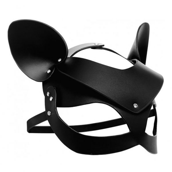 Master Series - Masque de chat en cuir Bad Kitten