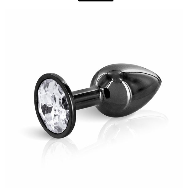 Hidden Eden - Plug bijou aluminium noir S