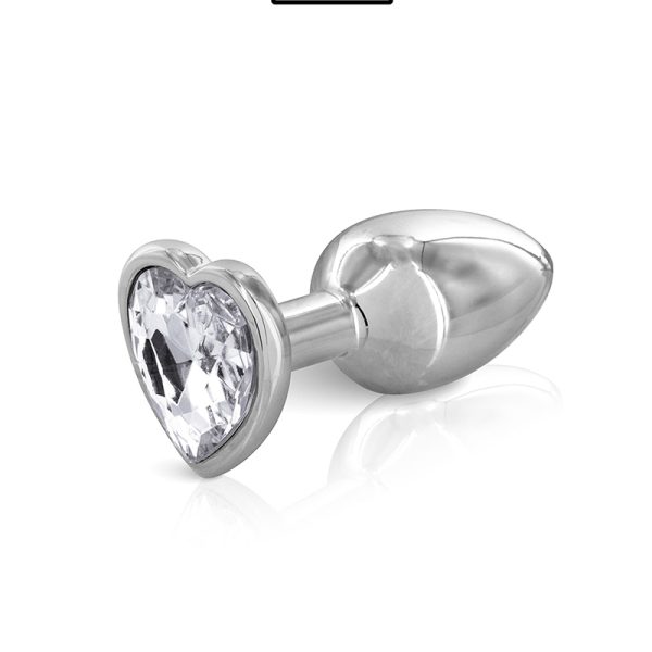 Hidden Eden - Plug bijou coeur aluminium S