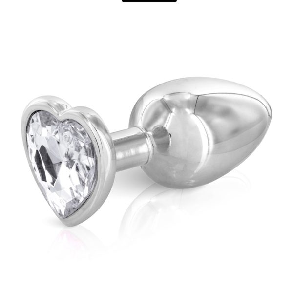 Hidden Eden - Plug bijou coeur aluminium M