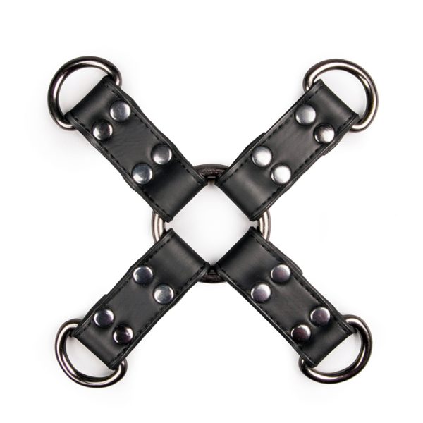 Easytoys Fetish Collection - Croix en cuir Hog Tie