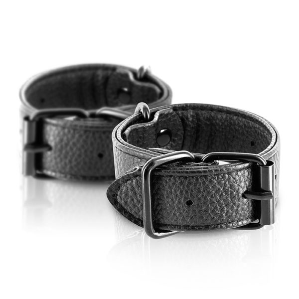 Fetish Tentation - Menottes simili cuir ajustables