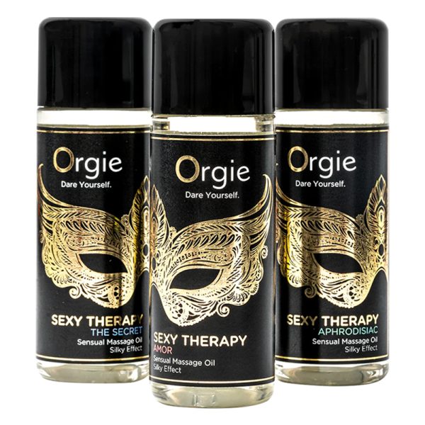 Orgie - Coffret 3 huiles de massage sensuel Sexy Therapy Collection