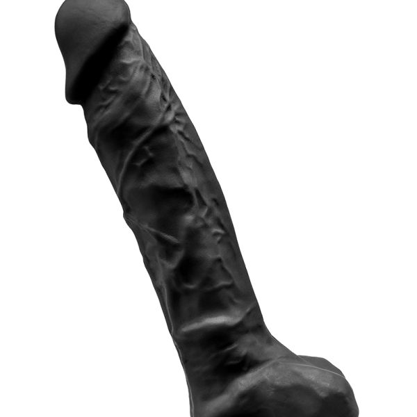 SilexD - Gode double densité noir 23 cm