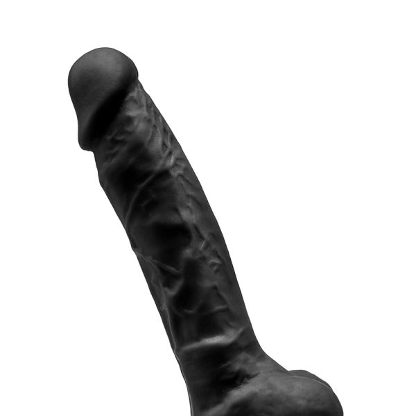 SilexD - Gode double densité noir 17,5 cm