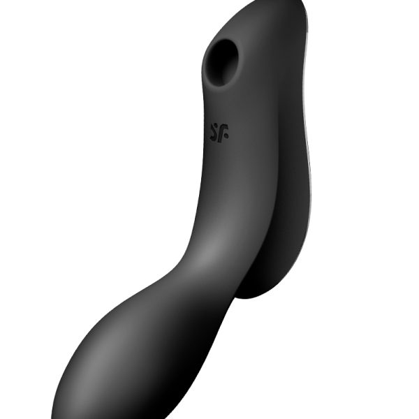 Satisfyer - Vibro à air pulsé Curvy Trinity 2 noir