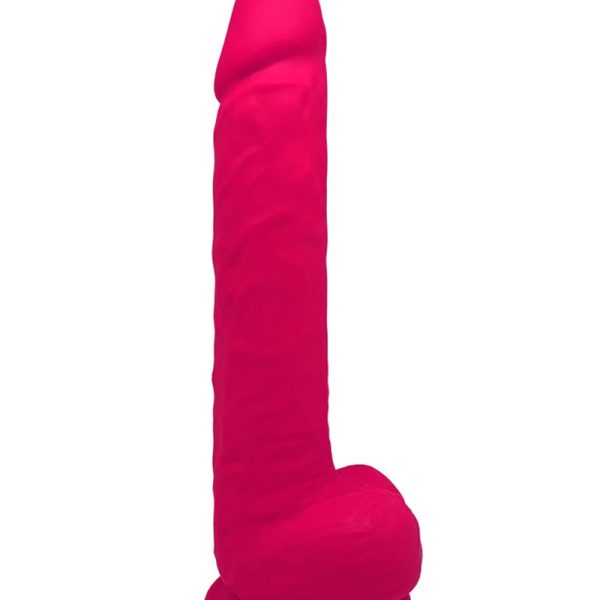 SilexD - Gode XXL double densité Rose 38 x 7 cm
