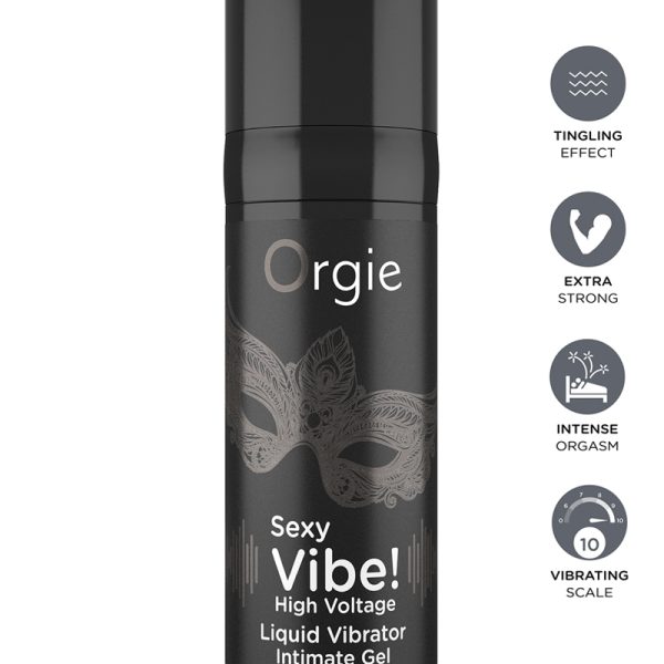 Orgie - Gel d'excitation Sexy Vibe High Voltage Liquid Vibrator 15ml