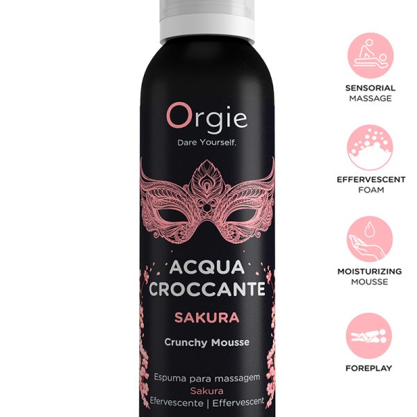 Orgie - Mousse de massage effervescente Sakura 150ml