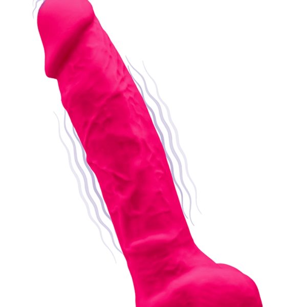 SilexD - Vibromasseur double densité rose 20 cm
