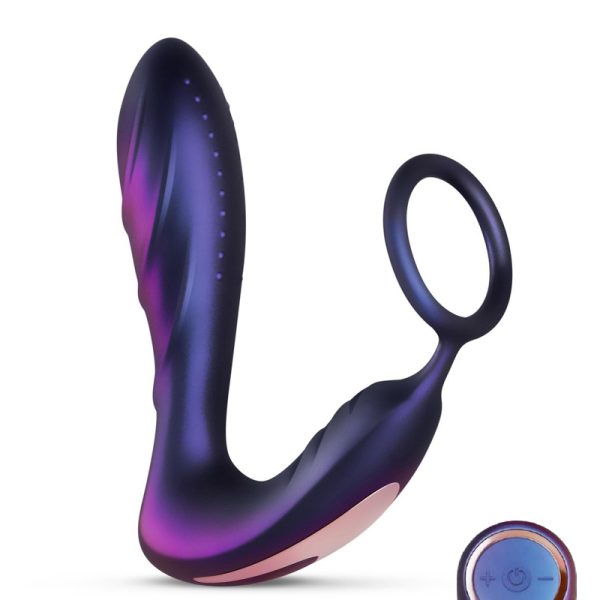 Hueman - Plug vibrant et cockring Black Hole